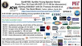 SynBYSS seminar with Prof. Marjan De Mey at Ghent University & Prof. Caleb Bashor at Rice University