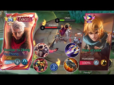 YU ZHONG TUTORIAL: HOW TO DOMINATE VS YIN IN EXP LANE! (100% working)
