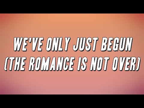 Glenn Jones - We've Only Just Begun (The Romance Is Not Over) (Lyrics)