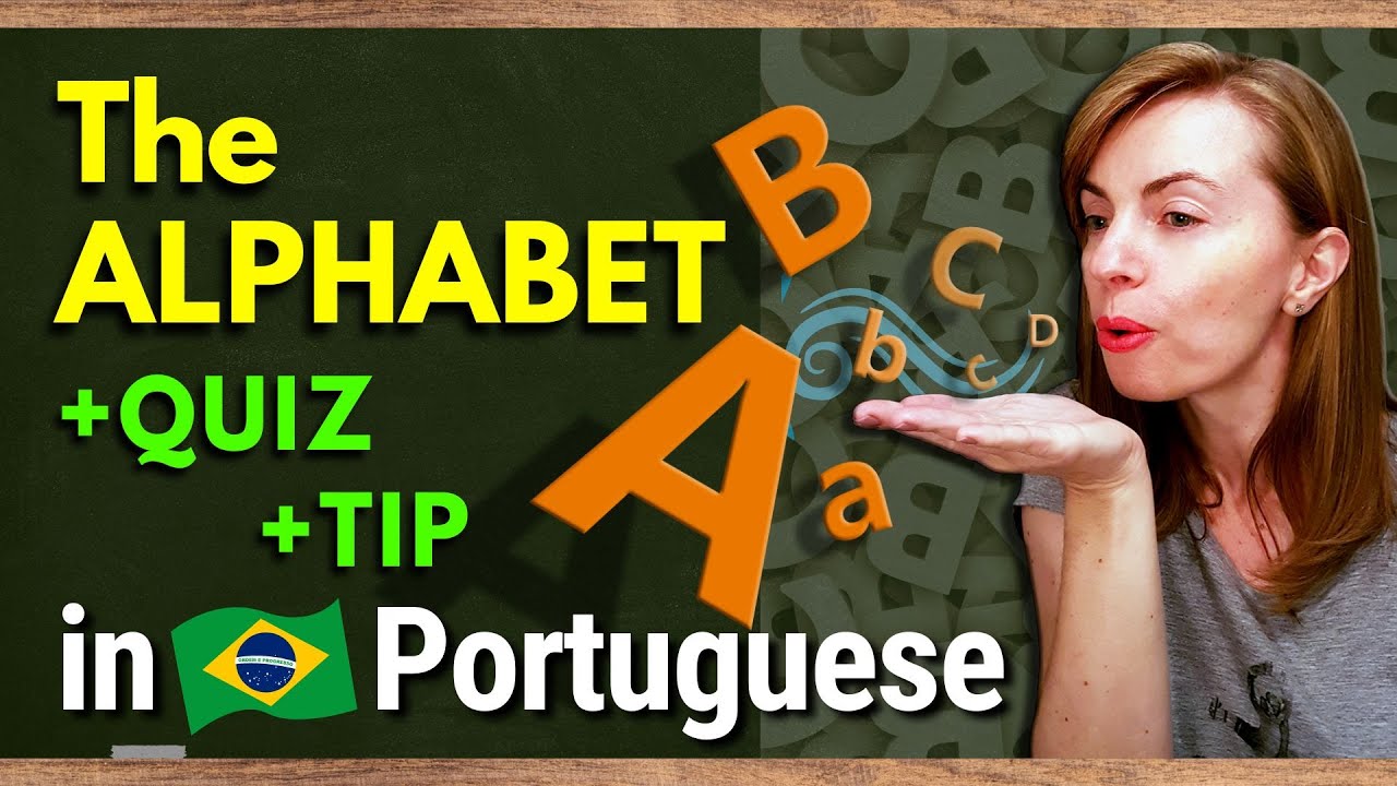 ABC in Brazilian Portuguese | Learn the Portuguese Alphabet | #plainportuguese