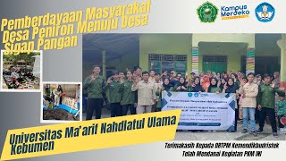 Pemberdayaan Masyarakat Desa Peniron Menuju Desa Sigap Pangan || UMNU || Tri Dharma Perguruan Tinggi