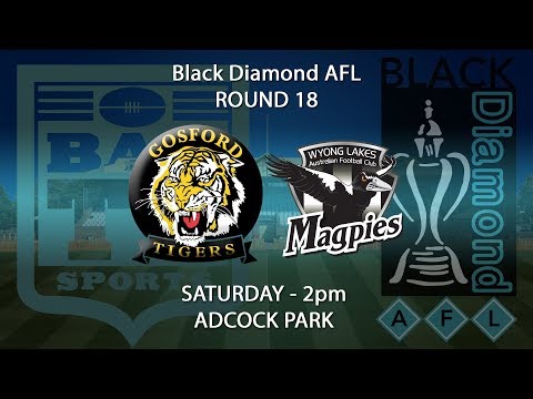 2018 Black Diamond AFL First Grade Round 18 - Gosford Tigers v Wyong Lakes Magpies