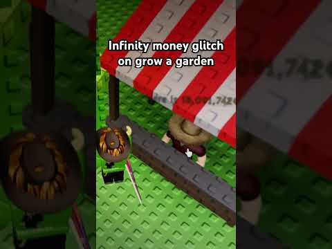 Infinite money glitch (grow a garden Roblox) #glitch #roblox #growagarden