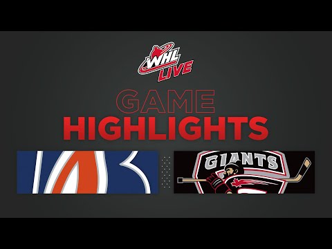 WHL Highlights: Blazers (5) at Giants (6) SO - December 3, 2022
