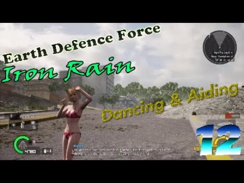 Earth Defence Force Iron Rain 12 Dancing & Aiding