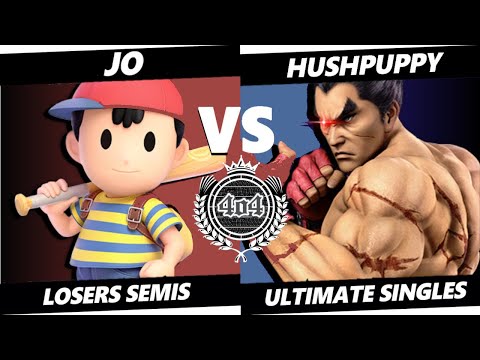 4o4 Smash Night 55 - EVC| jo (Ness) vs Hushpuppy (Kazuya) - Losers Semi-Final