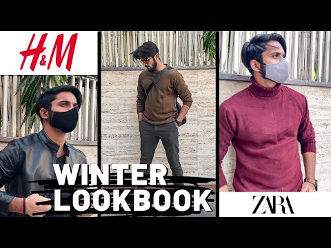Mens Winter Lookbook India | Zara Haul | h&m haul India men | Winter Outfits For Indian Men 2021