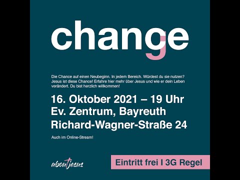 AboutJesus 2021 am 16.10.2021 um 19:00 LIVE