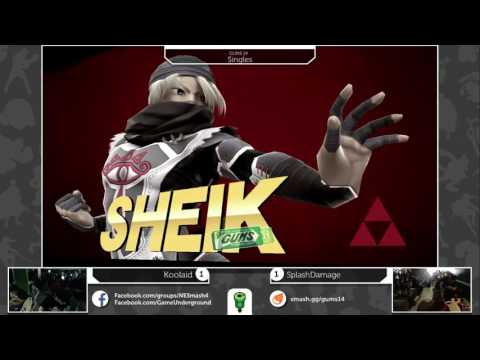 GUMS 14 Singles (Winner's Bracket) - InC Koolaid (Sheik) vs SplashDamage (Ryu)