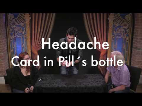 Card in Pill´s Bottle by Adrian Vega