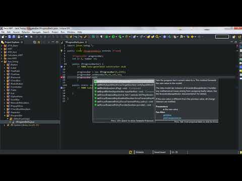 19 Jprogressbar Java Swing Tutorial Without Voice