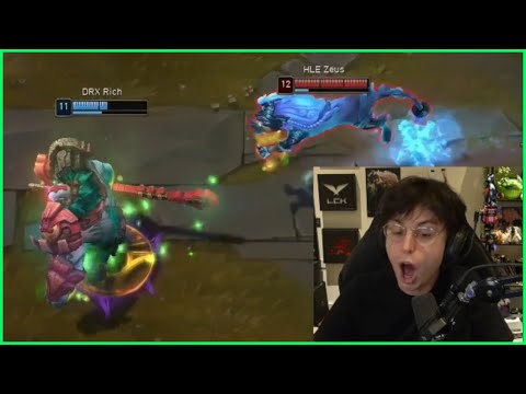 Zeus Playing Like A Rat On Nidalee Top