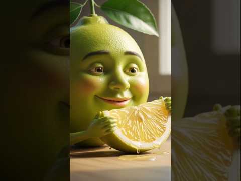 fruit eating fruit! #ai #fruiteating #fruit #viral #funny #fruit