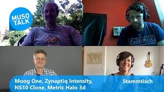 Video thumbnail for Moog One, Zynaptiq Intensity, NS 10 Klon, Metric Halo 3 D - Stammtisch by musotalk