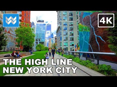 Walking tour of The High Line in Manhatt