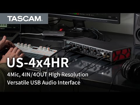 TASCAM US-4x4 Audio Interface Feature Check Video