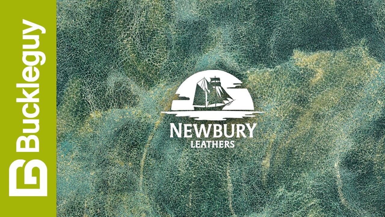 Newbury Leathers, Craze | Turquoise | USA Leather Demo