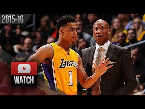D'Angelo Russell Full Highlights vs Bucks (2015.12.15) - 19 Pts, 7 Ast