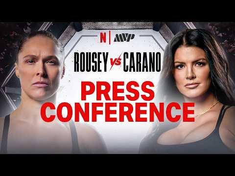 Watch: Ronda Rousey vs Gina Carano – Kickoff Press Conference Live Stream