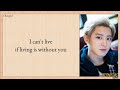 EXO CHANYEOL 'WITHOUT YOU' (Cover) [Lyrics]