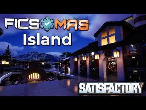 A Winter Paradise Automating Every FICSMAS Item | Satisfactory Tours Ep. 6