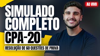Simulado completo CPA-20 - Resolução de 60 questões de prova