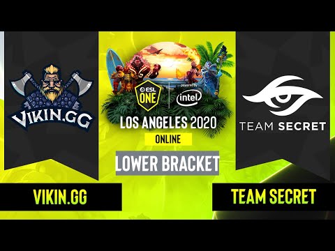 Dota2 - Team Secret vs. Vikin.gg - Game 1 - Lower Bracket R2 - EU/CIS - ESL One Los Angeles