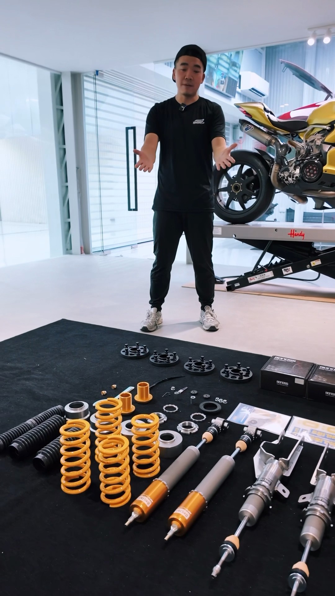 โช๊ค #Ohlins สำหรับ #เทสล่า ที่ #Gforce