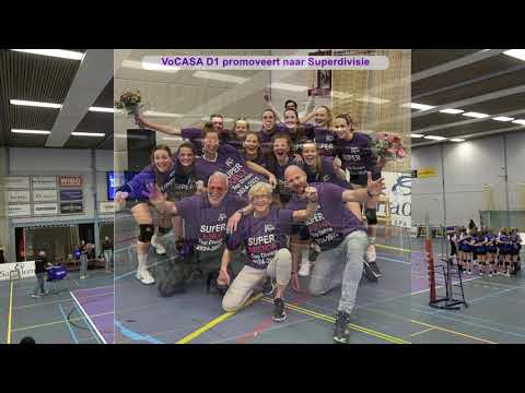 VoCASA Dames1 van Top naar Super, 13 april 2024 (slotwedstrijd op Big Points, in 6 minuten) Promotie