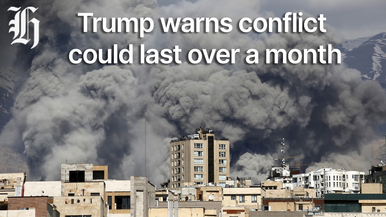 Iran war: Trump warning the conflict could last over a month