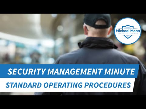 Standard Operating Procedures for Security Professionals
