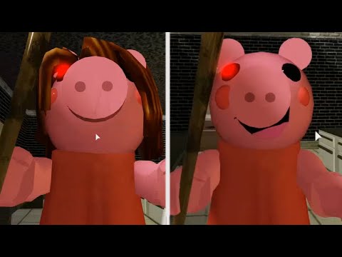 ROBLOX PIGGY 2 HAPPY PIGGY VS BACON PIGGY NEW JUMPSCARE