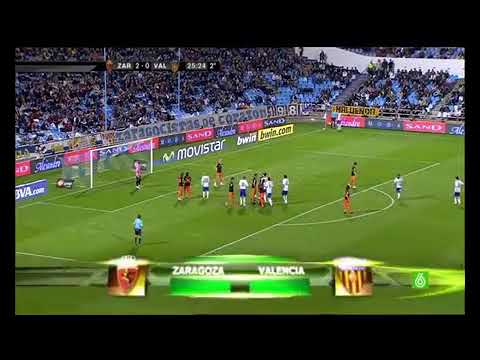 Liga 2009/10 Gol de Jarosik / Real Zaragoza - Valencia