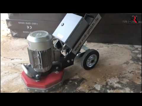 Entfernen von Kleber- und Bitumenresten mit der Sanierungsfräse RO-300