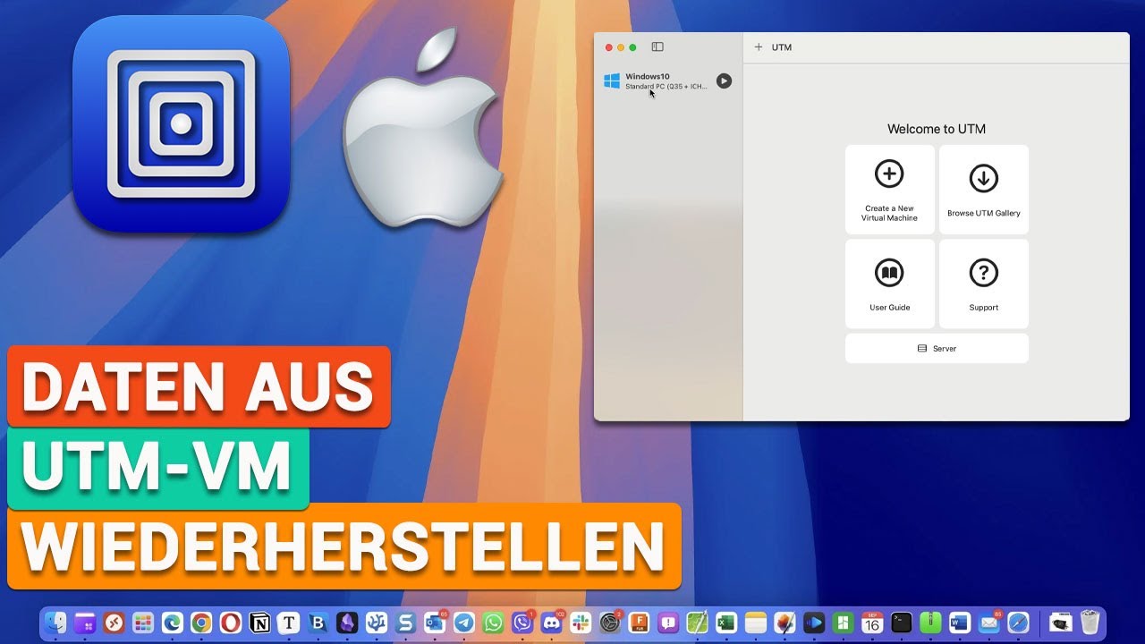 UTM-Virtuelle Maschine kaputt? Daten retten! UTM-Virtuelle Maschine kaputt? Daten retten!