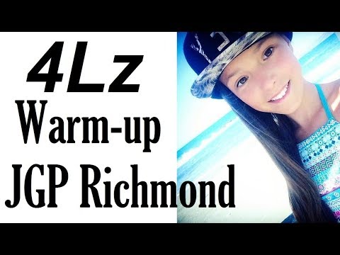 Anna SCHERBAKOVA - 4Lz, Warm-up (ISU JGP Richmond 2018)