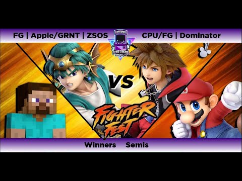 Flynn's Fighter Fest Season 4 Winners Semis - Apple ZSOS (Steve,Hero) Vs CPU Dominator (Sora, Mario)