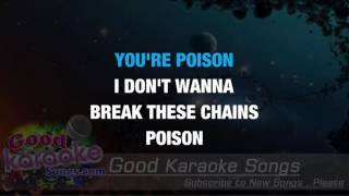 Poison -  Alice Cooper (Lyrics Karaoke) [ goodkaraokesongs.com ]