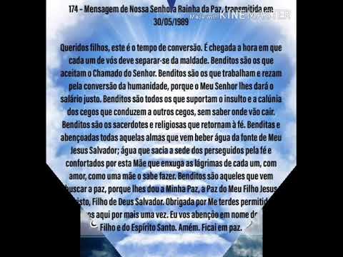 Mensagem de nossa senhora de anguera (mensagens de número 174)