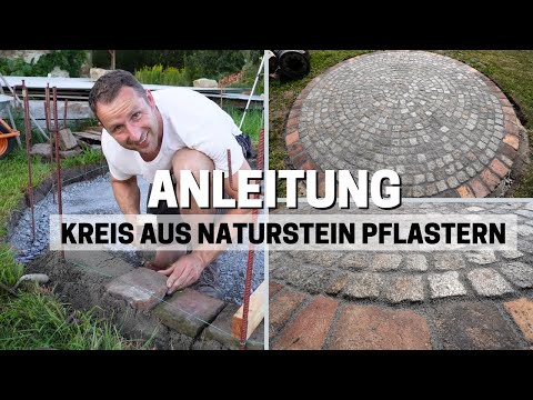 Kreis pflastern | ANLEITUNG | Naturstein ✅ | Unsere kleine Farm