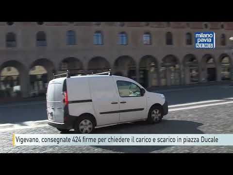 Vigevano, consegnate 424 firme per mantenere una fascia oraria di carico e scarico in piazza Ducale