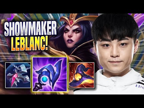 SHOWMAKER LITERALLY GOD MODE WITH LEBLANC! - DK ShowMaker Plays Leblanc MID vs Akali!