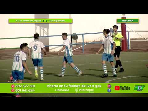 RESUMEN A.C.D. Sierra de Yeguas vs U.D. Algarrobo