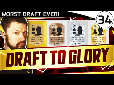 WORST DRAFT EVER!!! - FUT DRAFT TO GLORY #34 - FIFA 16 Ultimate Team