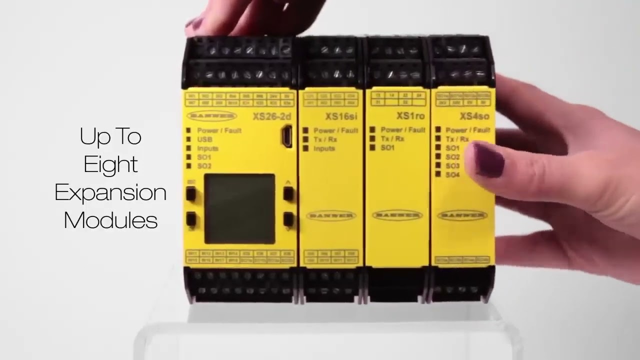 XS26-2 Expandable Safety Controller — Banner Engineering