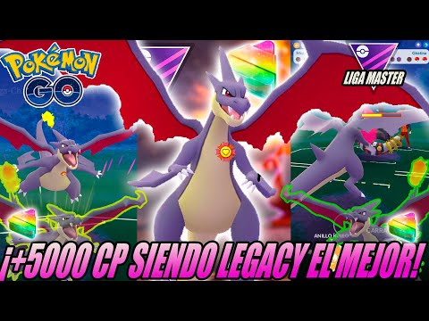 EL PODER DE MEGA CHARIZARD "Y" SHINY XL (LV.51) DOBLE LEGACY + 5000 CP LIGA MASTER - Pokémon Go PvP