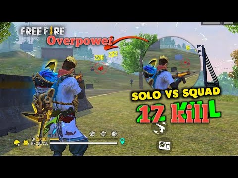 Solo Vs Squad overpower 17 kill