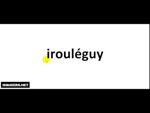 How To Pronounce French Wine #  irouléguy