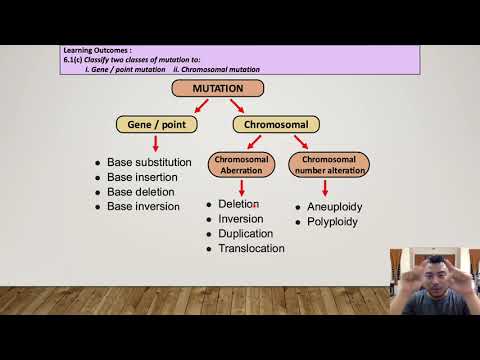 MUTATION [BIO4YOU] CHAPTER 6.1 BIOLOGY MATRIKULASI