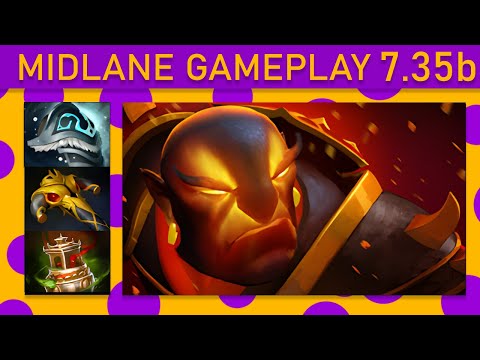 ✨Xcalibur Ember Spirit 90% Kill participation! Mid Gameplay 7.35b - Dota 2 Top MMR